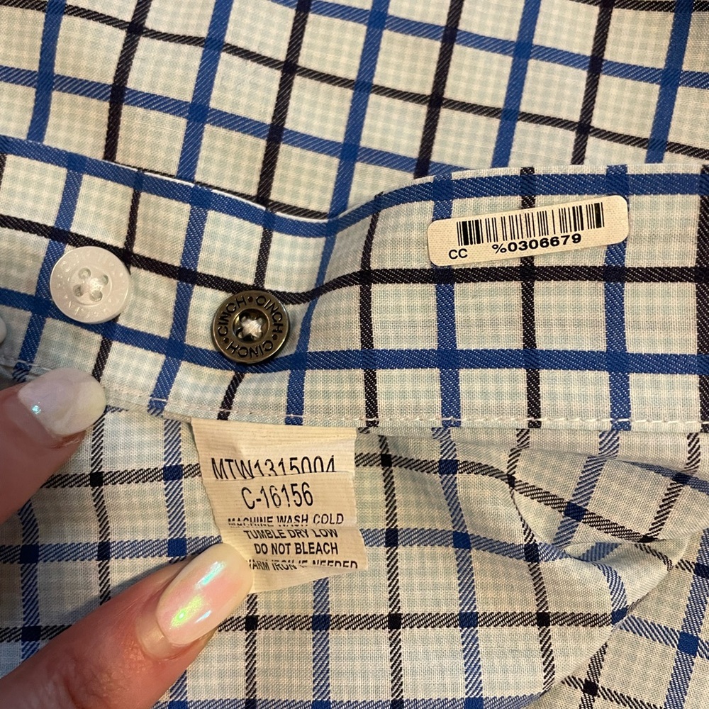 Euc Cinch Button Down - image 4